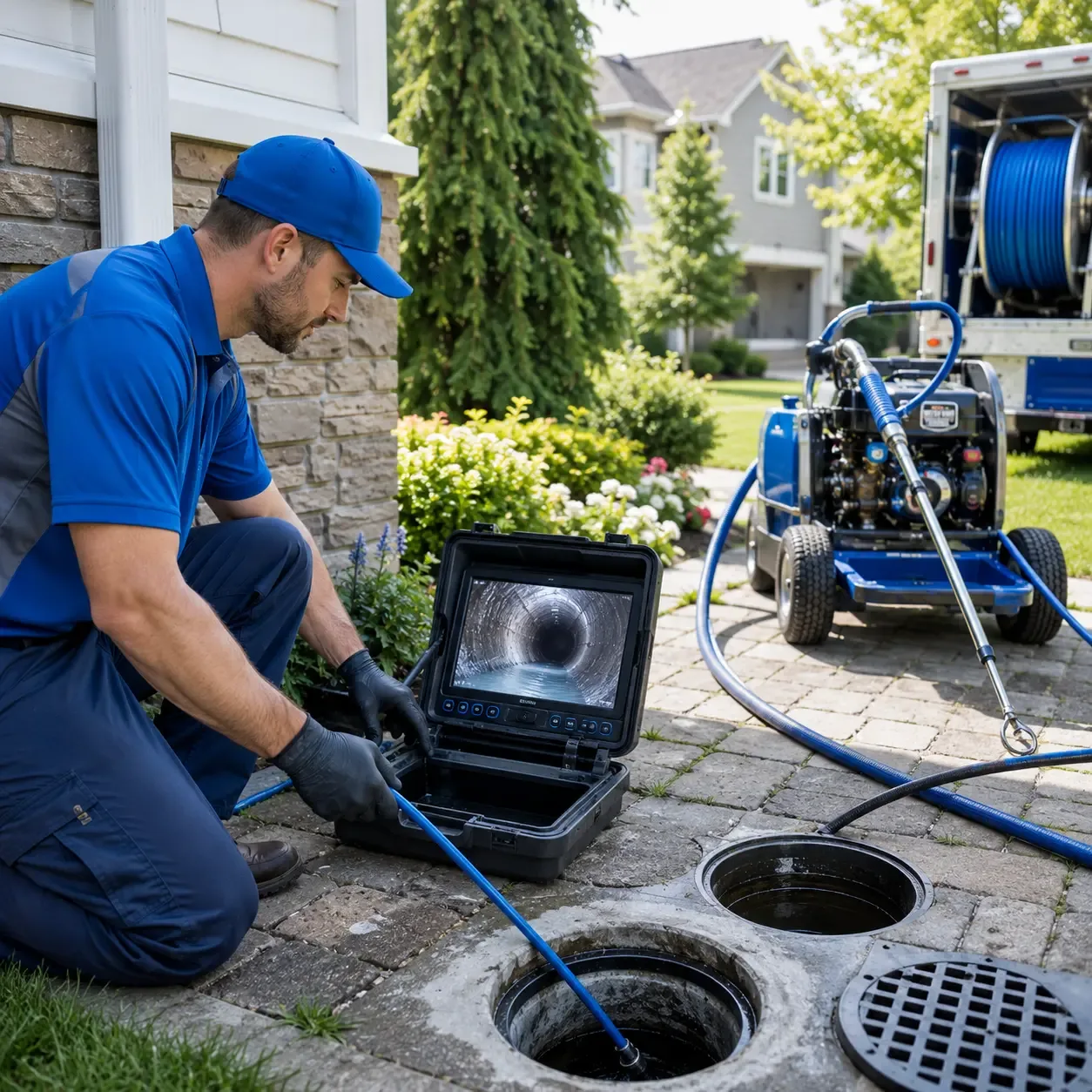 Outdoor drain cleaning professionals serving Cleveland, VA